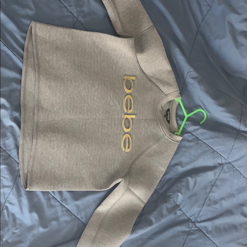 bebe brand reflecting long sleeve